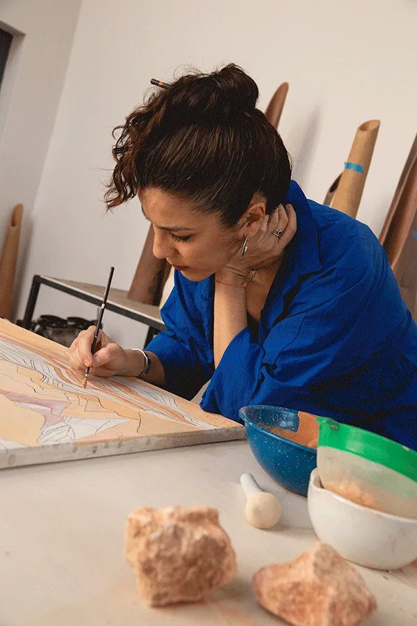 Arte desde material: Ana Paula Santana